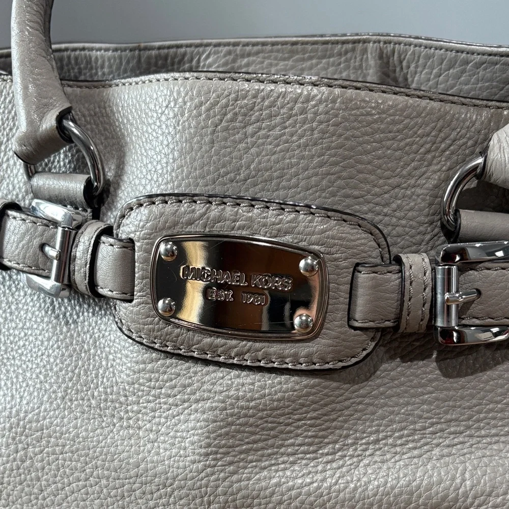 Michael Kors Gray Satchel